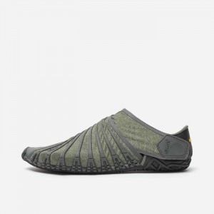 Vibram Furoshiki EcoFree Men's Shoes Green | ITFOW-5802