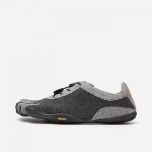 Vibram KSO ECO Wool Men's Training Shoes Grey / Light Grey / Black | QTNGY-8653