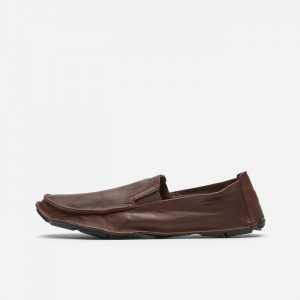 Vibram Leather Men's One Quarter Brown / Black | YBVWK-9243