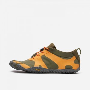 Vibram V-Alpha Military Men's Trail Running Shoes Orange / Grey | AUYQC-7524