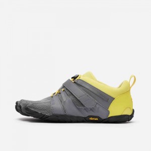 Vibram V-Train 2.0 Men's Training Shoes Grey / Yellow / Black | WQAEG-6724