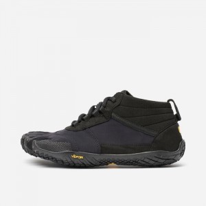 Vibram V-Trek Men's Lifestyle Shoes Black / Black | JLHKR-5170