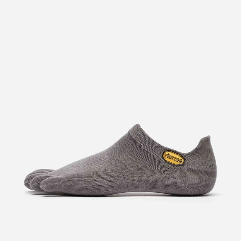 Vibram 5TOE No Show Socks Grey | ESPYM-8730