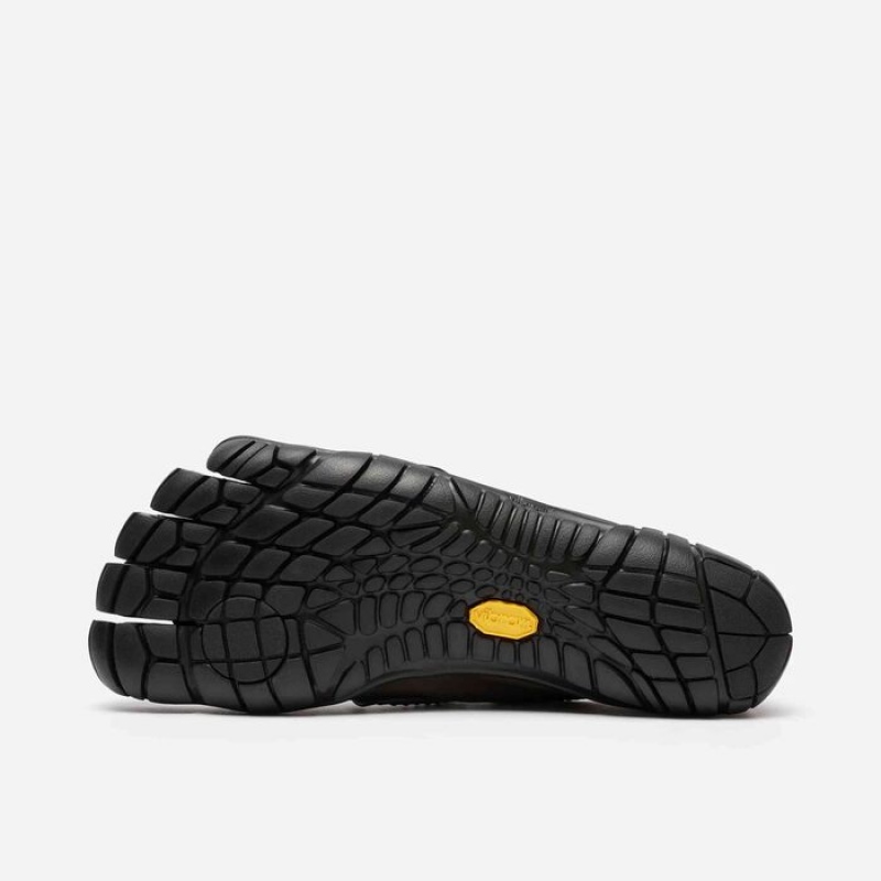 Vibram CVT-Leather Men's Lifestyle Shoes Black | XWKNI-7538