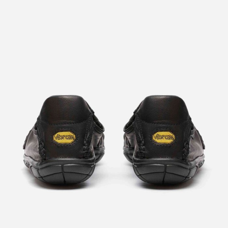 Vibram CVT-Leather Men's Lifestyle Shoes Black | XWKNI-7538