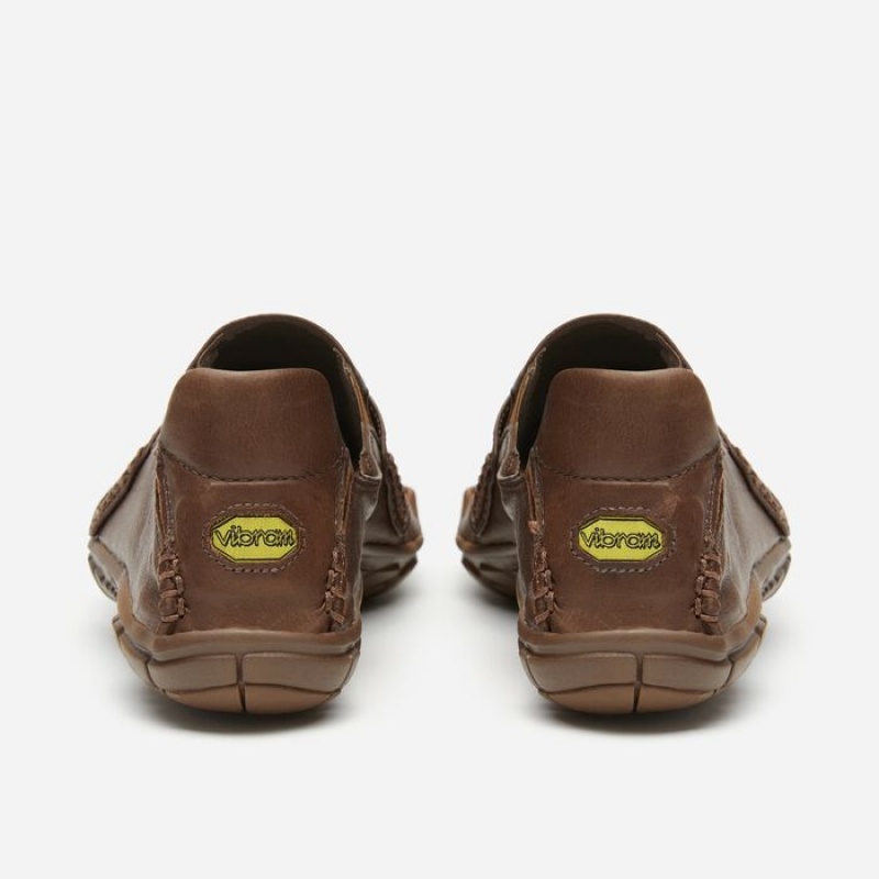 Vibram CVT-Leather Men's Lifestyle Shoes Brown | IUACL-5312