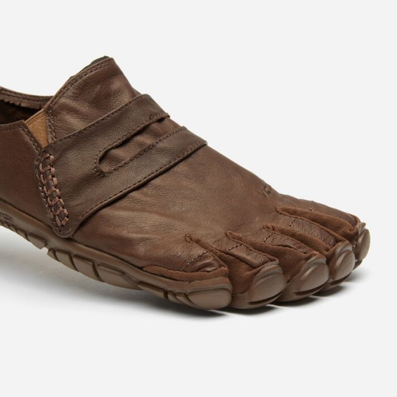 Vibram CVT-Leather Men's Lifestyle Shoes Brown | IUACL-5312