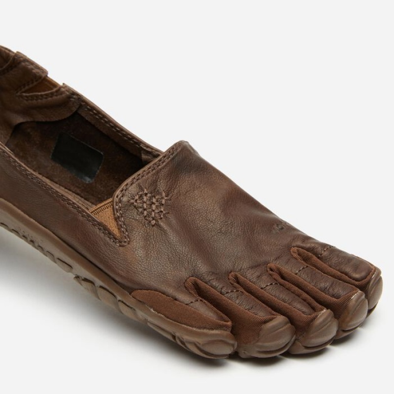 Vibram CVT-Leather Women's Lifestyle Shoes Brown | RSNYM-9401