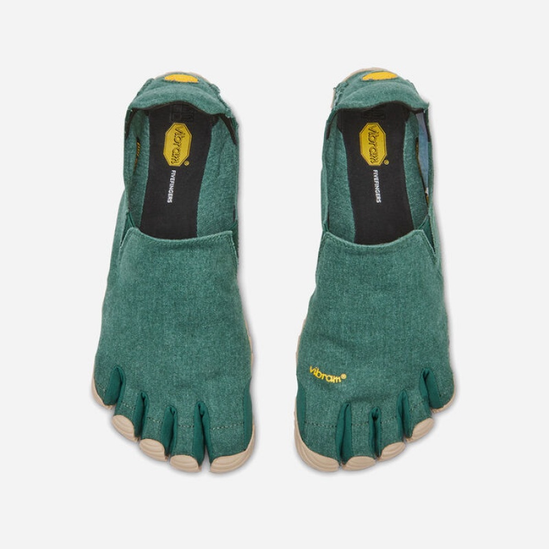 Vibram CVT LB Men's Lifestyle Shoes Green / Beige | DFKWO-7195