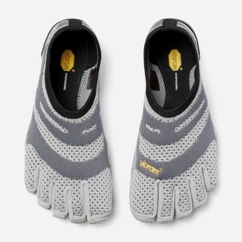 Vibram EL-X Knit Men's Training Shoes Grey | KCXDT-5948