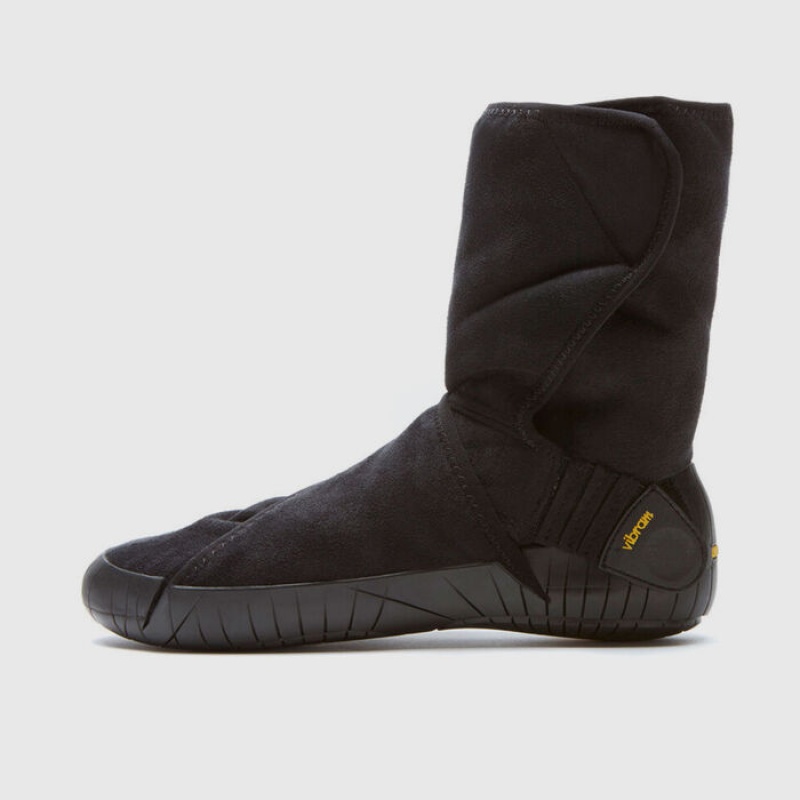 Vibram Furoshiki Eastern Traveler Classic Shearling Mid Women\'s Boots Black | QTODH-0647