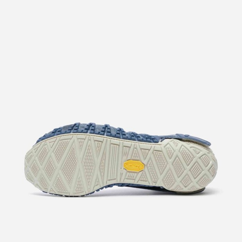 Vibram Furoshiki EcoFree Denim Men's Shoes Blue | KJYPD-7139