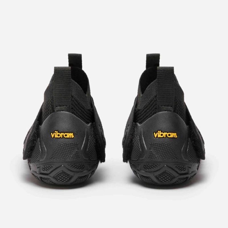 Vibram Furoshiki Knit High Men's Shoes Black | AONJL-0935