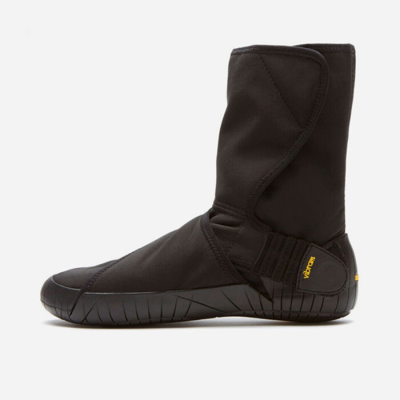 Vibram Furoshiki New Yorker Mid Women's Boots Black | VNOJX-6431