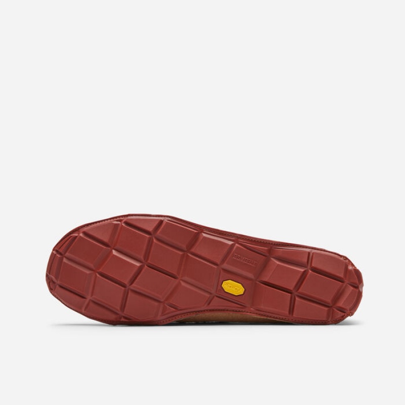 Vibram Hemp Tobacco Men's One Quarter Brown / Dark Red | DUQOG-9124