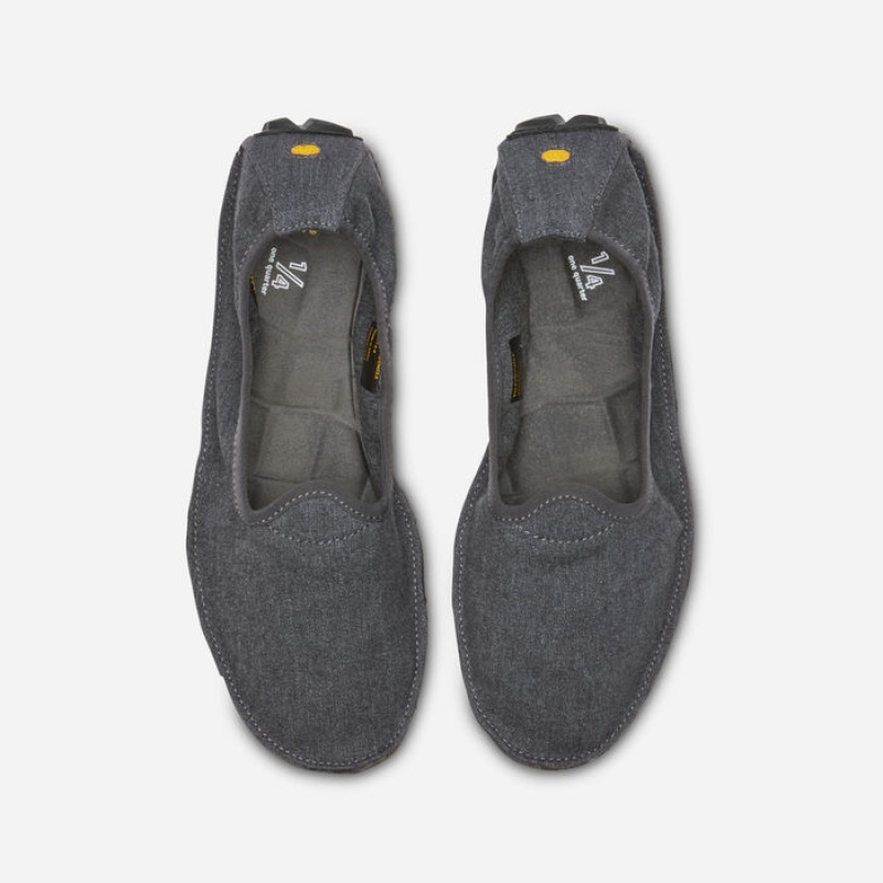 Vibram Hemp Women's One Quarter Grey / Black | CUNHA-9804