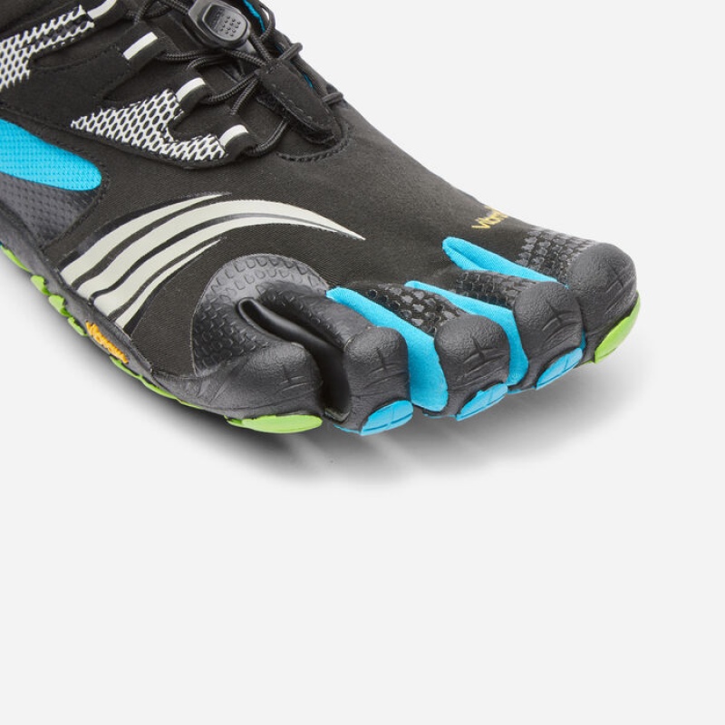 Vibram KMD Sport LS Men's Training Shoes Black / Blue / Green | UBROA-7842