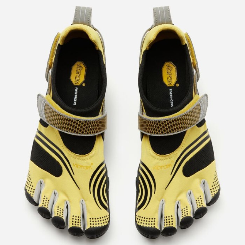 Vibram KMD Sport Women's Running Shoes Yellow / Black / Silver | JTOVW-9831