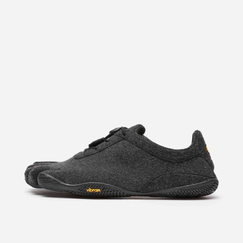 Vibram KSO ECO Wool Men\'s Lifestyle Shoes Grey / Black | UBSCJ-2195