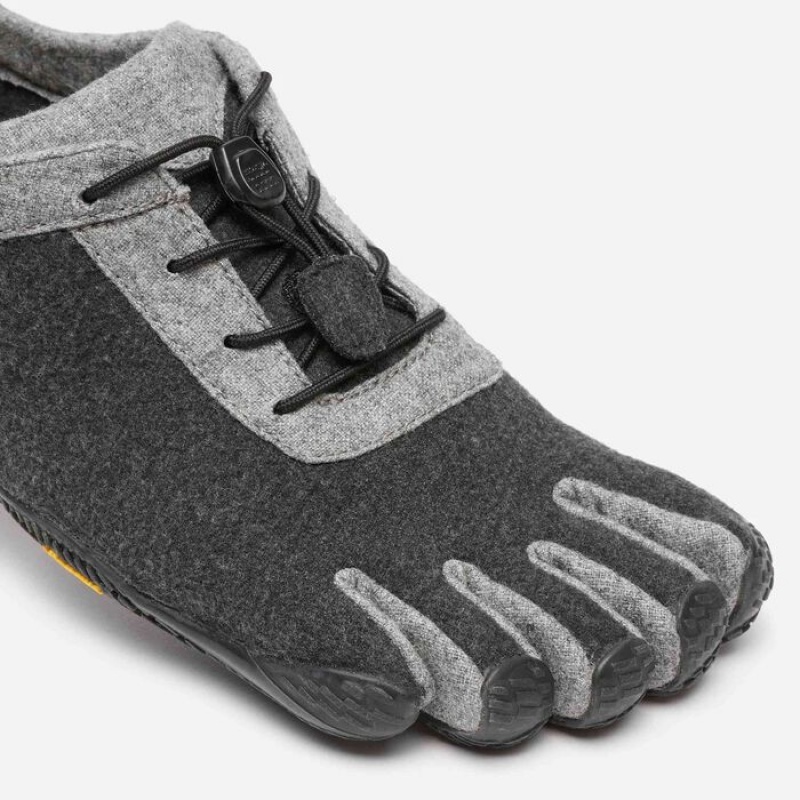 Vibram KSO ECO Wool Men's Lifestyle Shoes Grey / Light Grey / Black | RVKEP-5206