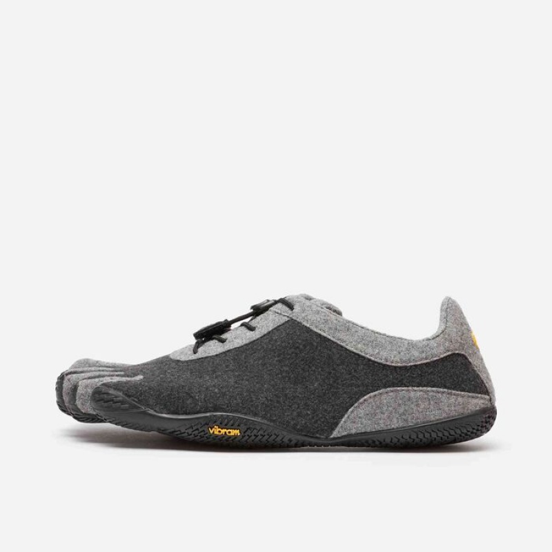 Vibram KSO ECO Wool Men\'s Lifestyle Shoes Grey / Light Grey / Black | RVKEP-5206