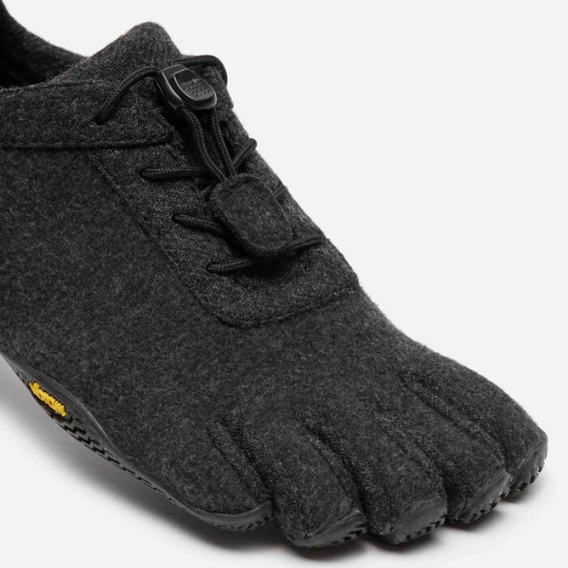 Vibram KSO ECO Wool Women's Lifestyle Shoes Grey / Black | YQLFG-4096