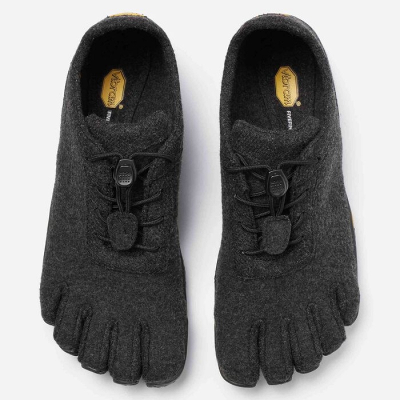 Vibram KSO ECO Wool Women's Lifestyle Shoes Grey / Black | YQLFG-4096