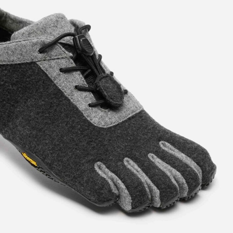 Vibram KSO ECO Wool Women's Lifestyle Shoes Grey / Light Grey / Black | KYLXV-1573