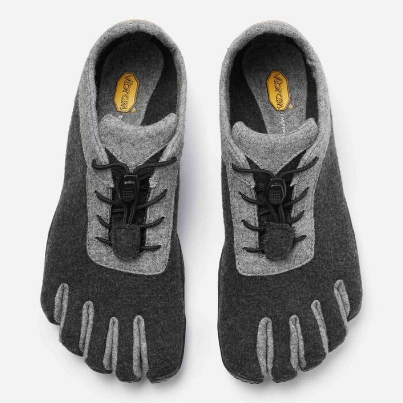 Vibram KSO ECO Wool Women's Lifestyle Shoes Grey / Light Grey / Black | KYLXV-1573