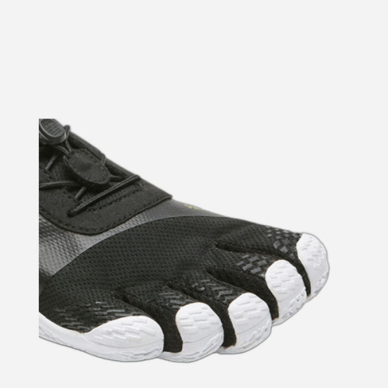 Vibram KSO EVO Men's Training Shoes Black / White | BRVXT-9526