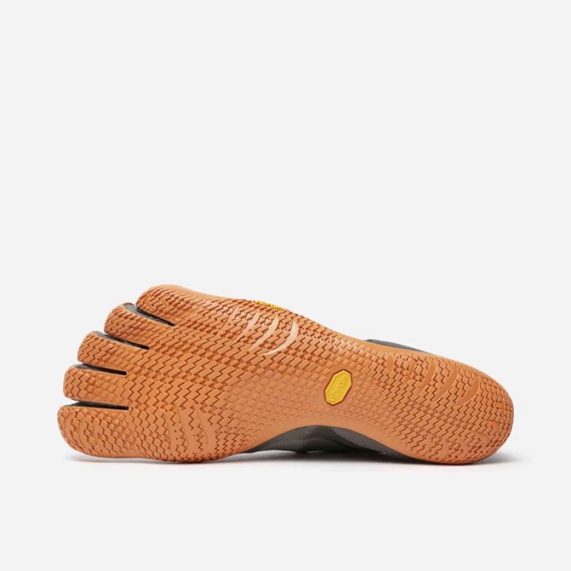 Vibram KSO EVO Men's Training Shoes Grey / Orange | DQLEB-2378