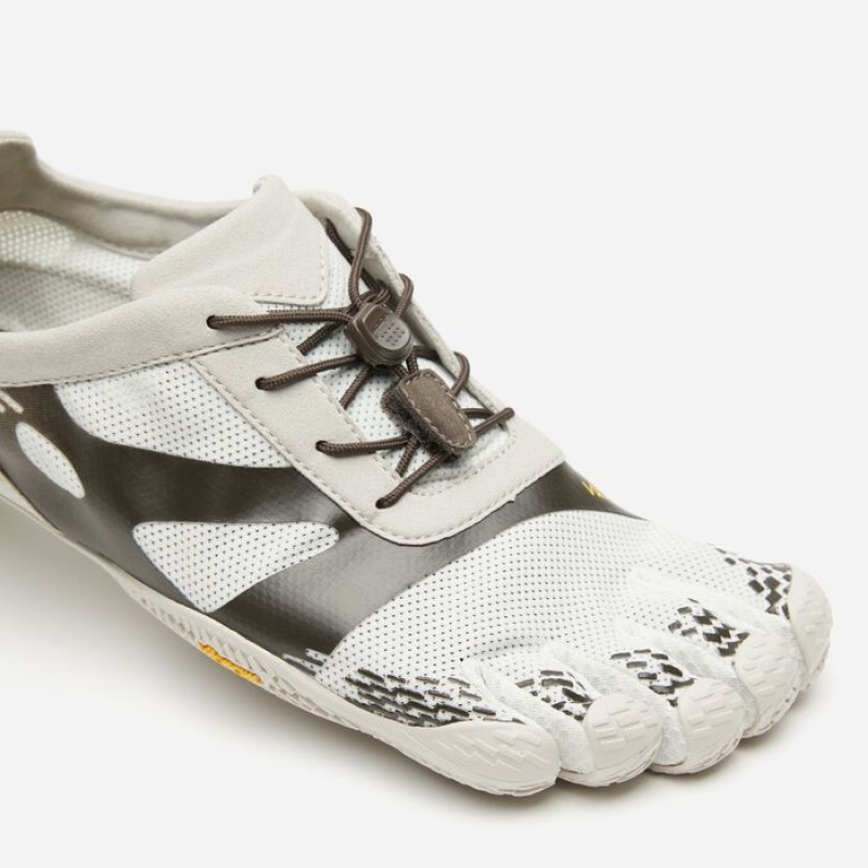 Vibram KSO EVO Men's Training Shoes White / Brown / White | TKLUG-2698