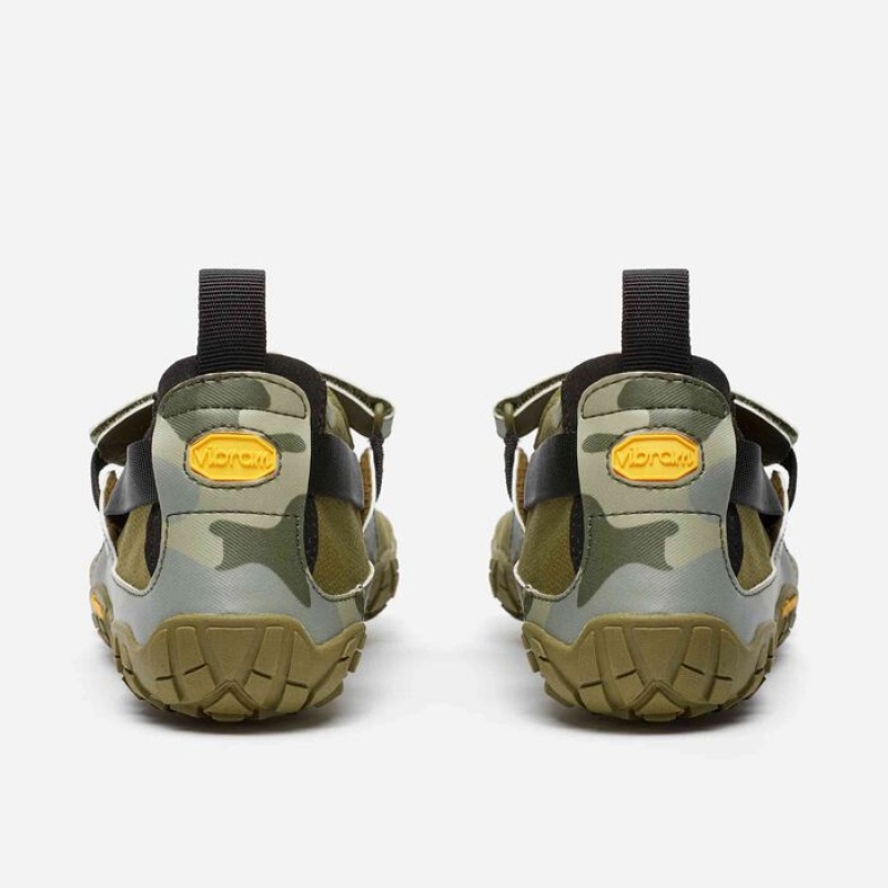 Vibram Spyridon EVO Men's Hiking Shoes Dark Green / Camo | BCUEL-8745