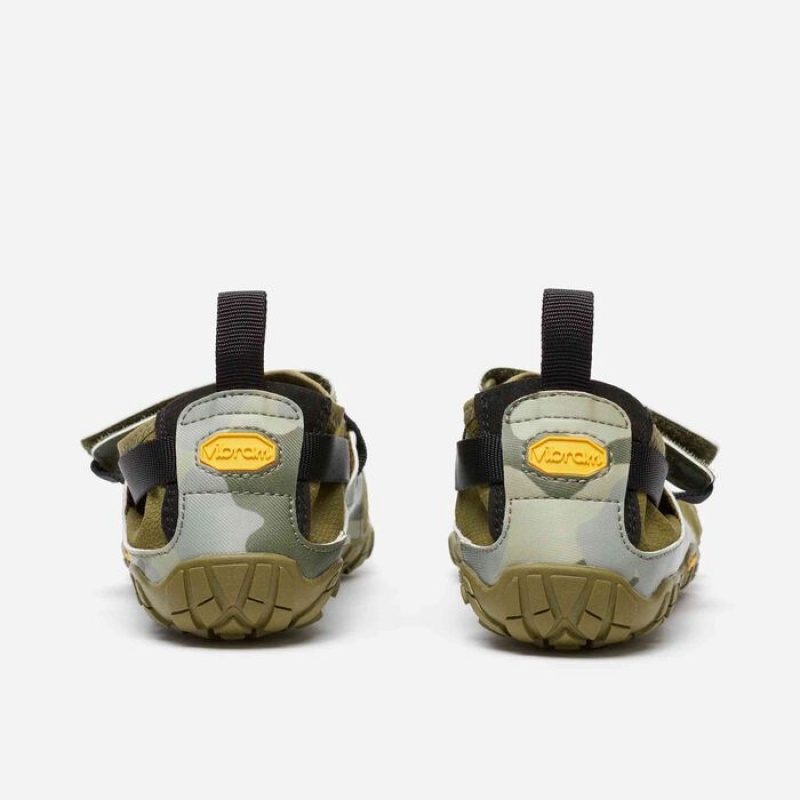 Vibram Spyridon EVO Women's Hiking Shoes Dark Green / Camo | PVJCH-8154