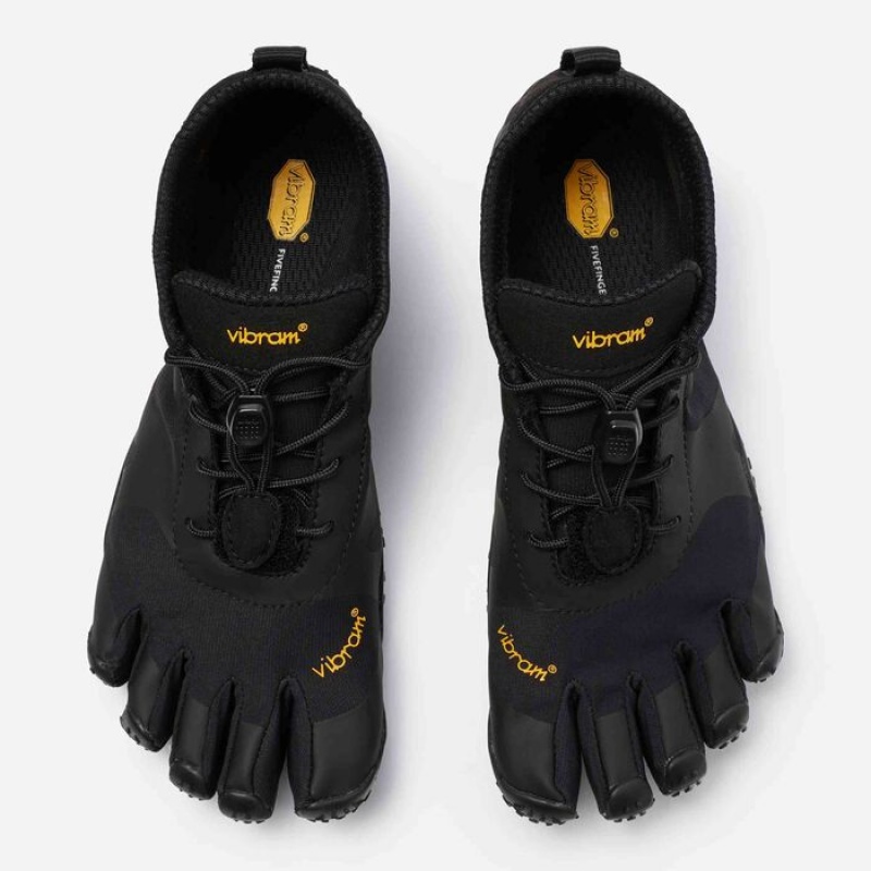 Vibram V-Alpha Men's Hiking Shoes Black | IOALM-1789