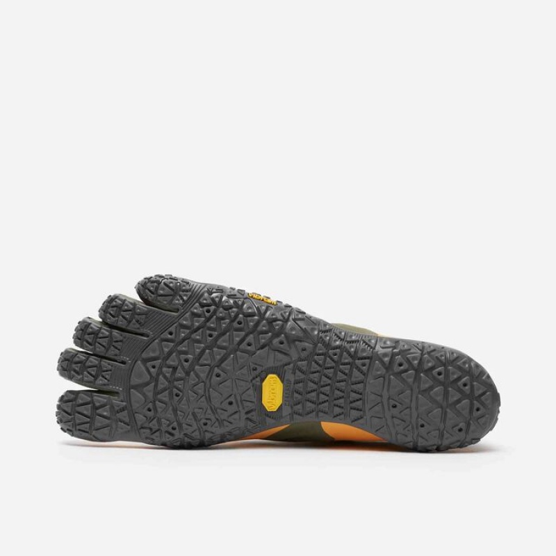 Vibram V-Alpha Military Men's Hiking Shoes Orange / Grey | AUMOW-9260