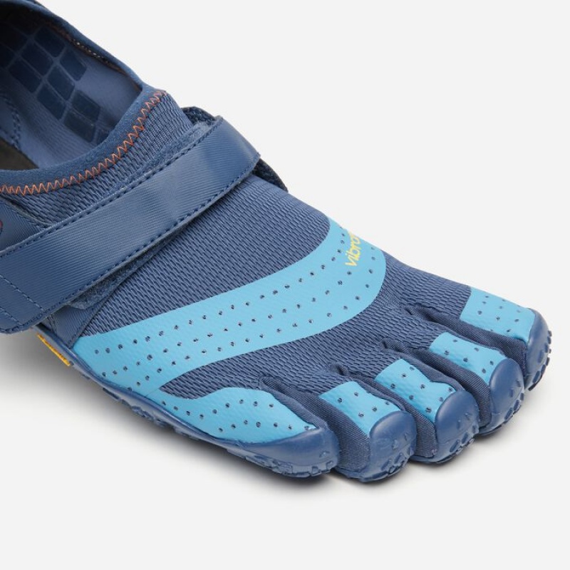 Vibram V-Aqua Men's Water Shoes Light Turquoise Blue / Light Blue / Blue | XNDLA-0357