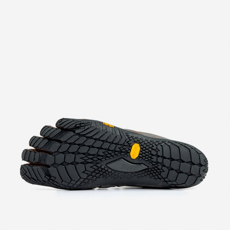 Vibram V-Lynx Men's Lifestyle Shoes Grey / Brown | MPAQE-9054