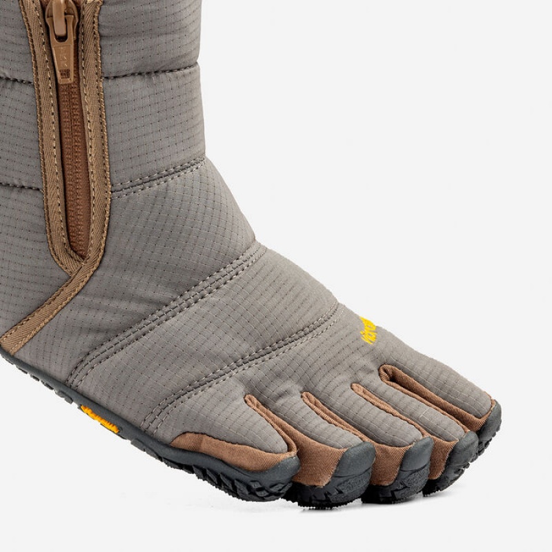 Vibram V-Lynx Men's Lifestyle Shoes Grey / Brown | MPAQE-9054