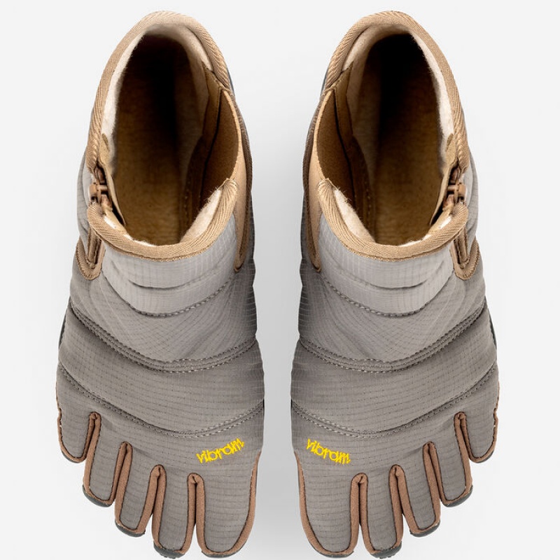 Vibram V-Lynx Men's Lifestyle Shoes Grey / Brown | MPAQE-9054