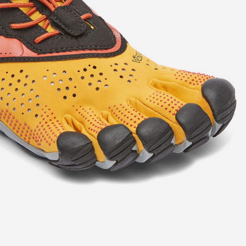 Vibram V-Run Golden Men's Running Shoes Yellow / Black | MSZCR-2641