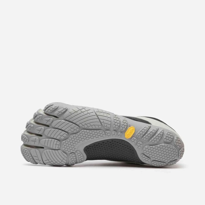 Vibram V-Run Retro Men's Running Shoes Black / Grey | GDLWV-3527