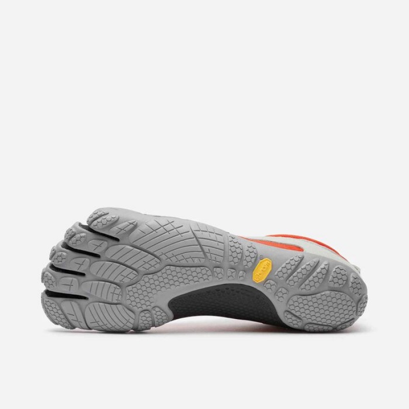 Vibram V-Run Retro Men's Running Shoes Red / Black / Grey | FZEPR-0317