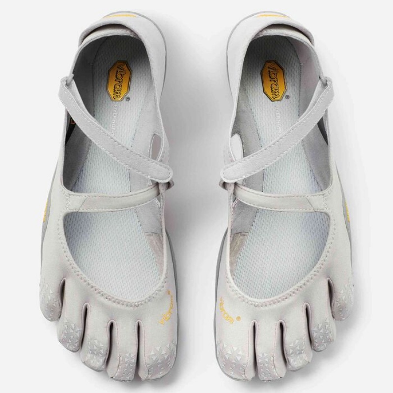 Vibram V-Soul Women's Lifestyle Shoes Silver | GBADI-7301