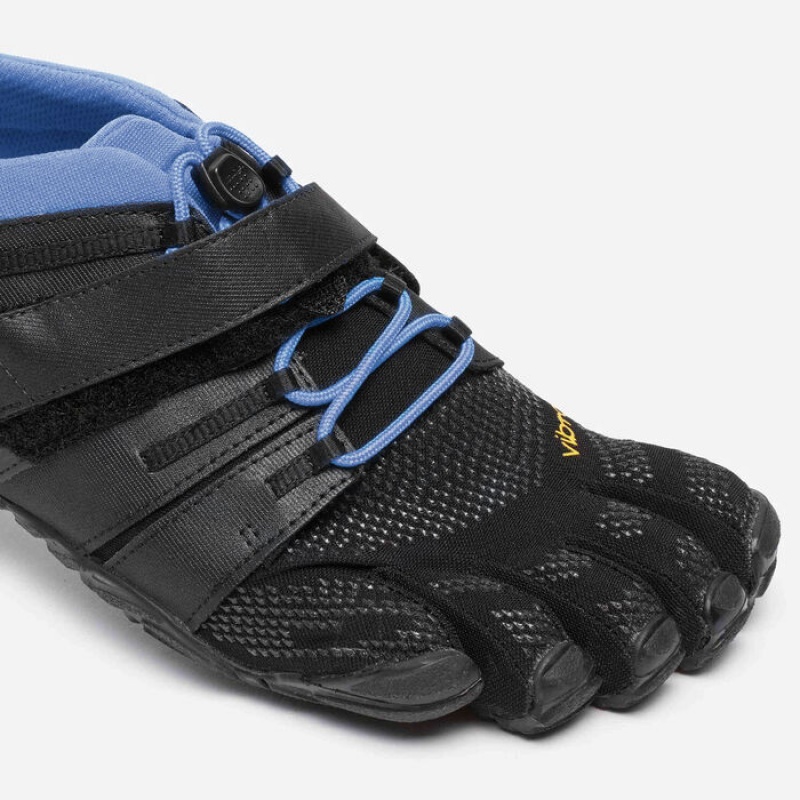 Vibram V-Train 2.0 Women's Training Shoes Black / Light Blue | BCMQK-6104