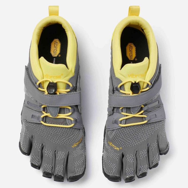 Vibram V-Train 2.0 Women\'s Training Shoes Grey / Yellow / Black | IGULQ-3910