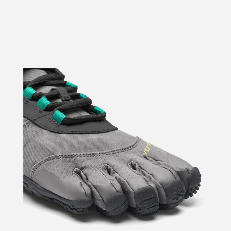 Vibram V-Trek Insulated Women's Lifestyle Shoes Black / Grey / Green | XSOFZ-4208