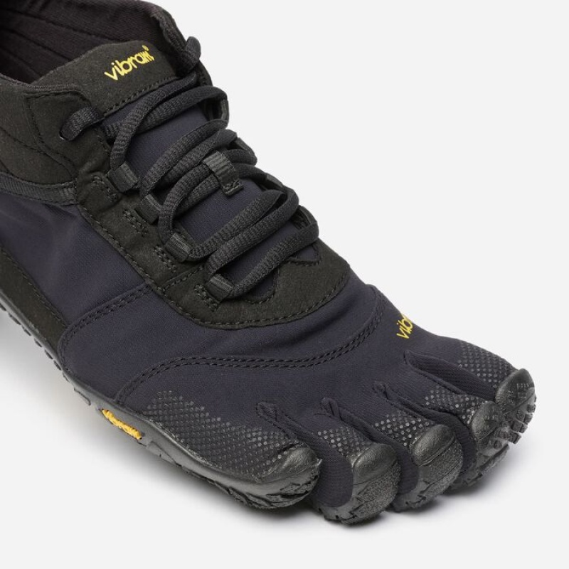 Vibram V-Trek Men's Hiking Shoes Black / Black | EPKVO-2850