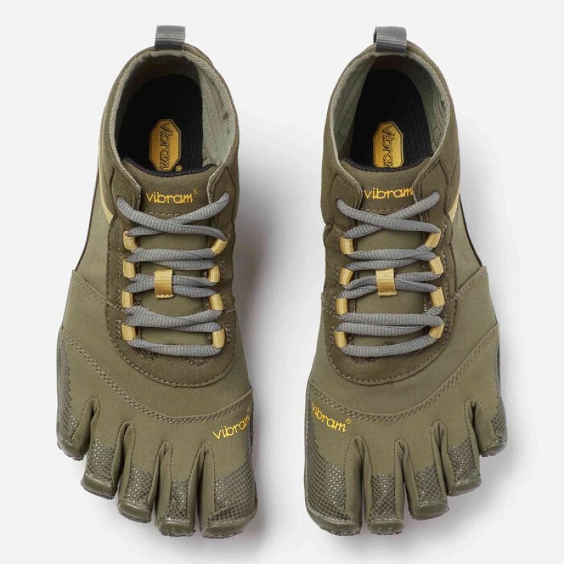 Vibram V-Trek Military Men's Lifestyle Shoes Dark Grey | QPVWJ-8193